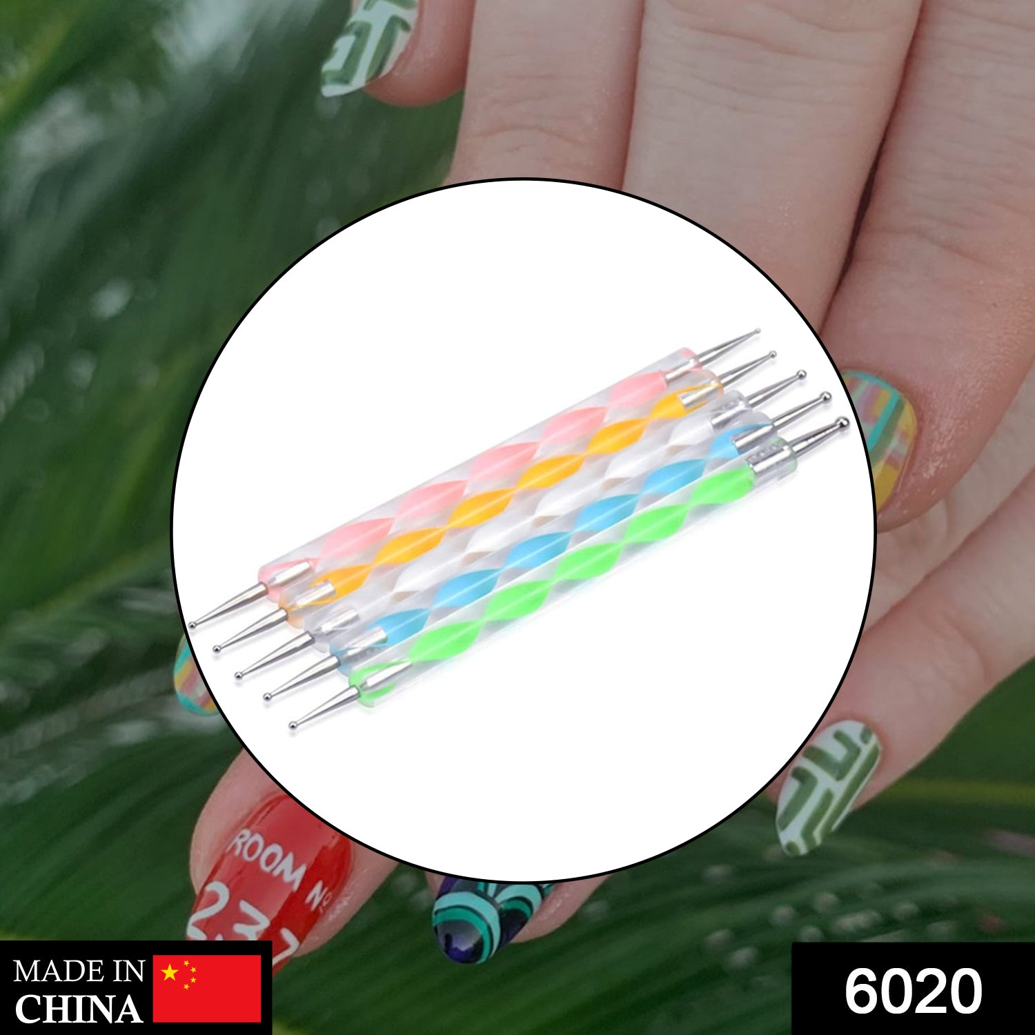 6020 Nail Art Point Pen And Set Used By Womens And Ladies For Their Fashion Purposes. 6020 Nail Art Point Pen And Set Used By Womens And Ladies For Their Fashion Purposes.